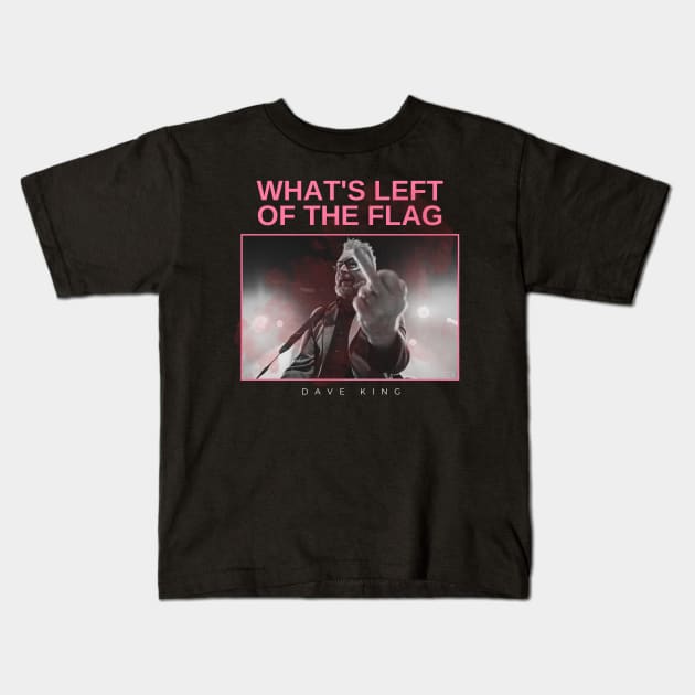 whats left of the flag - vintage minimalism Kids T-Shirt by sagitaerniart